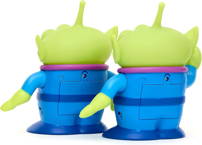 Disney Boneco de ação interativo falante do Alien, oficial da Store, do filme Toy Story da Pixar, 16 cm/6 polegadas. Inclui 2 brinquedos do Alien com mais de 15 frases em inglês, interage com outros personagens e é indicado para