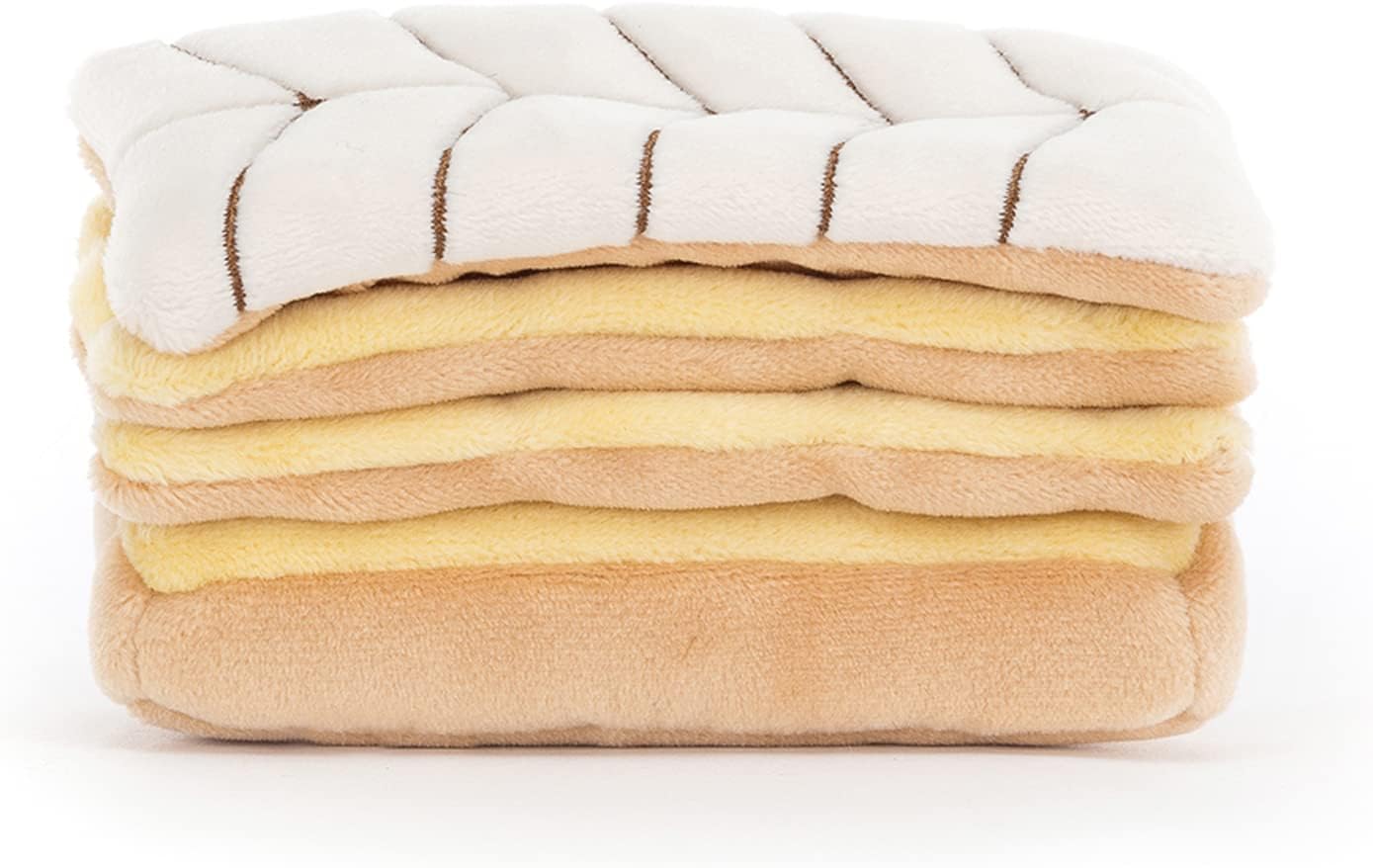 Jellycat Pretty Patisserie Mille Feuille Decoração de pelúcia colecionável