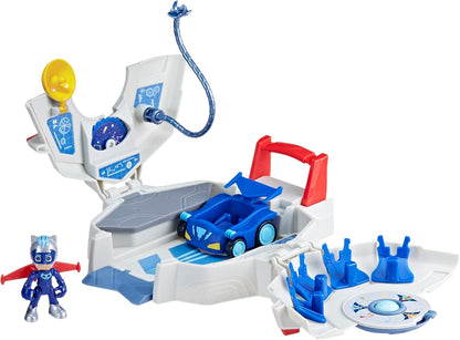PJ Masks Conjunto Power Heroes PJ Power Q com Carro e Boneco, Brinquedos para Meninos e Meninas