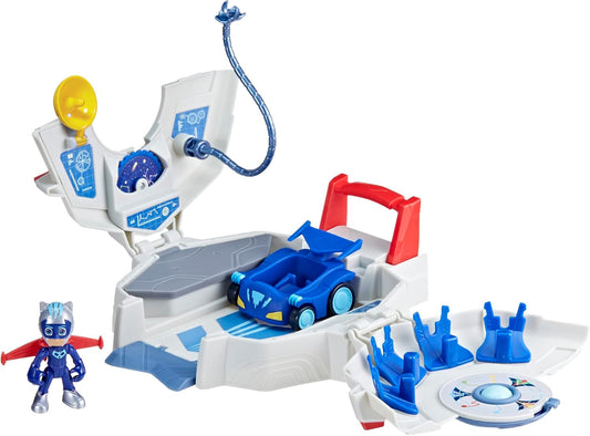 PJ Masks Conjunto Power Heroes PJ Power Q com Carro e Boneco, Brinquedos para Meninos e Meninas