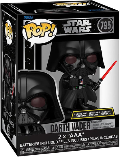Funko POP! SFX: Star Wars: Darth Vader - (Luzes e Sons) - Figura de Vinil Colecionável - Ideia de Presente - Produtos Oficiais - Brinquedos para Crianças e Adultos - Fãs de Cinema