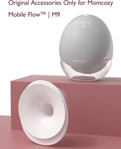 Momcozy Mobile Flow | 24 mm M9 oppgraderingsflens, originale reservedeler til brystpumpe, 1 enhet