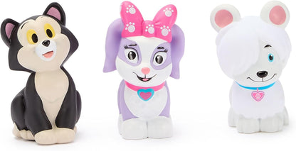 Disney Conjunto de brinquedos para banho oficial da Minnie Mouse e seus amigos da Store – Inclui balde e 5 figuras.
