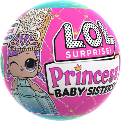 L.O.L. Surprise! Irmãs Bebês Princesas - Inclui 1 boneca, embalagem surpresa, mudança de cor, colecione todas as bonecas