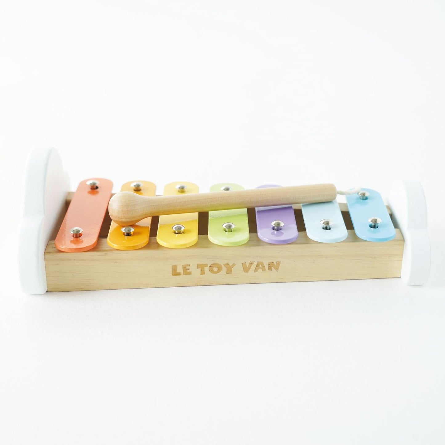 Le Toy Van – Xilofone Musical de Madeira | Brinquedo musical colorido para meninas e meninos com 7 notas sonoras deliciosas - adequado para maiores de 18 meses