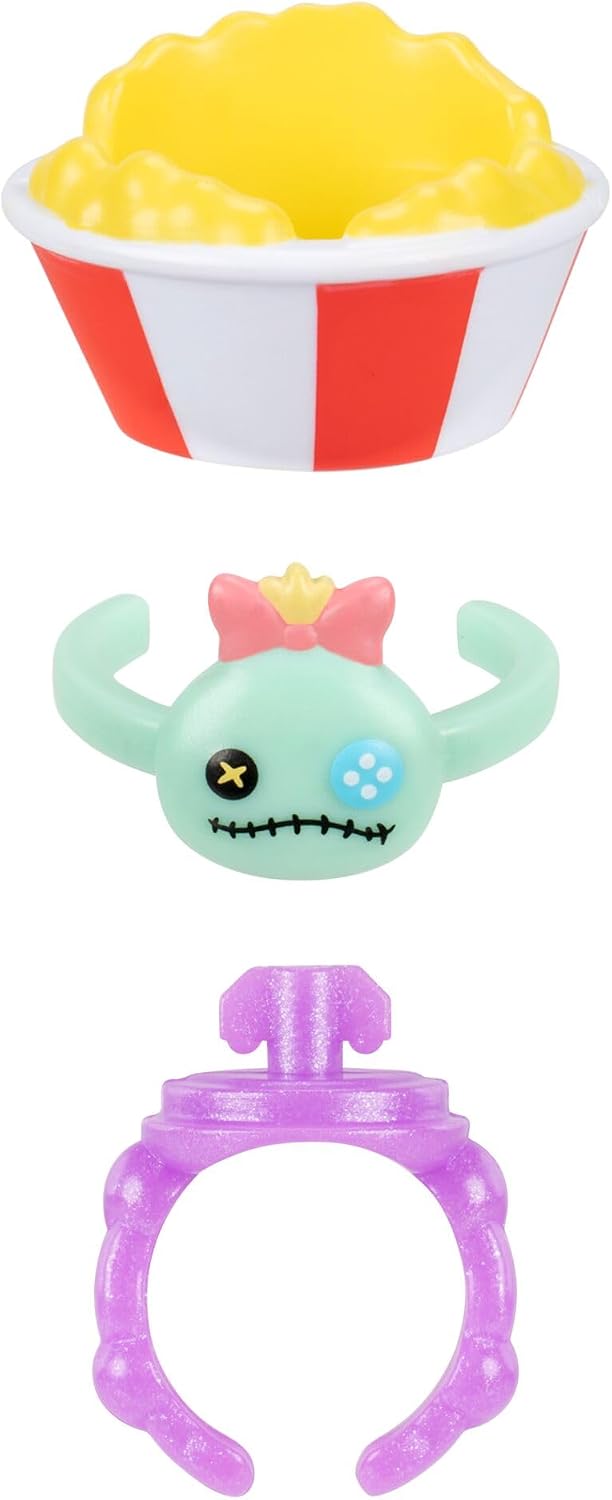 Squish-a-longs Pacote com 6 Mini-Squish + Acessório Disney Stitch  (Festa do Pijama) | Fique acordado a noite toda com a Experiência 626! Este multipack Squish-a-longs inclui 6 Mini-Squish do Disney Stitch.