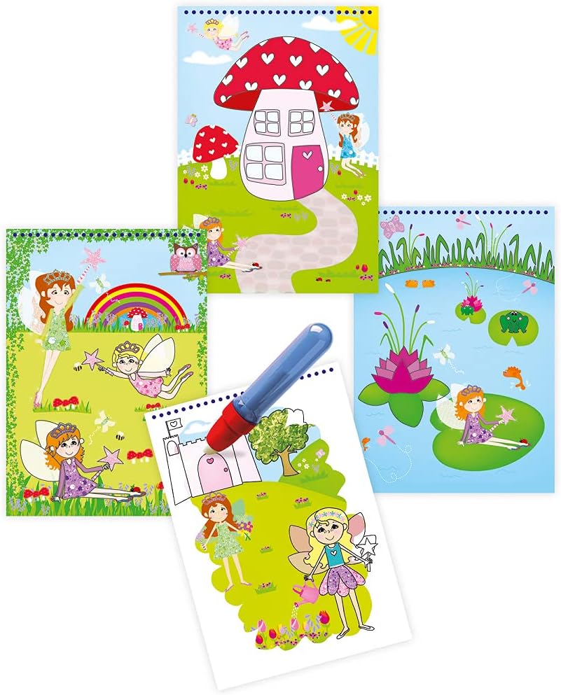 Galt Toys, Water Magic - Fadas, Livros de colorir para crianças a partir de 3 anos