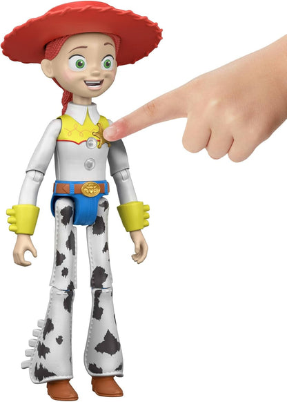 Mattel Disney e Pixar Toy Story 5 Figuras Interativas Falantes, Escala de 7 Polegadas, Frases do Filme e Interagem com Outros na Fila, Personagens Variados, JKV27