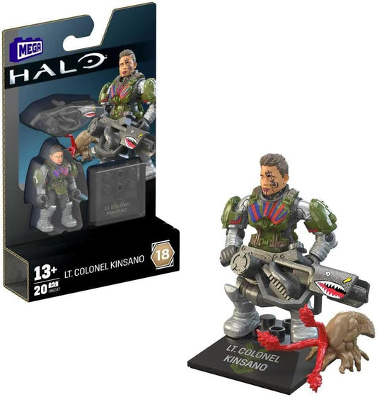 MEGA Brinquedo de Montar Halo Green Hero – Coleção Hero para Crianças a Partir de 8 Anos