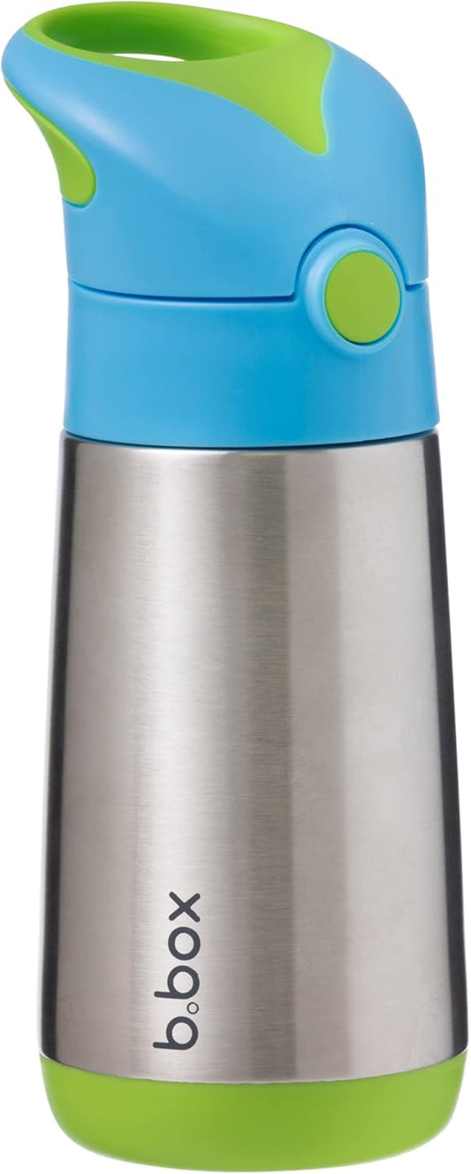 b.box Garrafa Térmica para Bebidas e Água | Aço Inoxidável com Isolamento Triplo | Mantém as Bebidas Geladas por até 8 horas e Quentes por até 6 horas | 350ml/12oz (Brisa do Oceano)