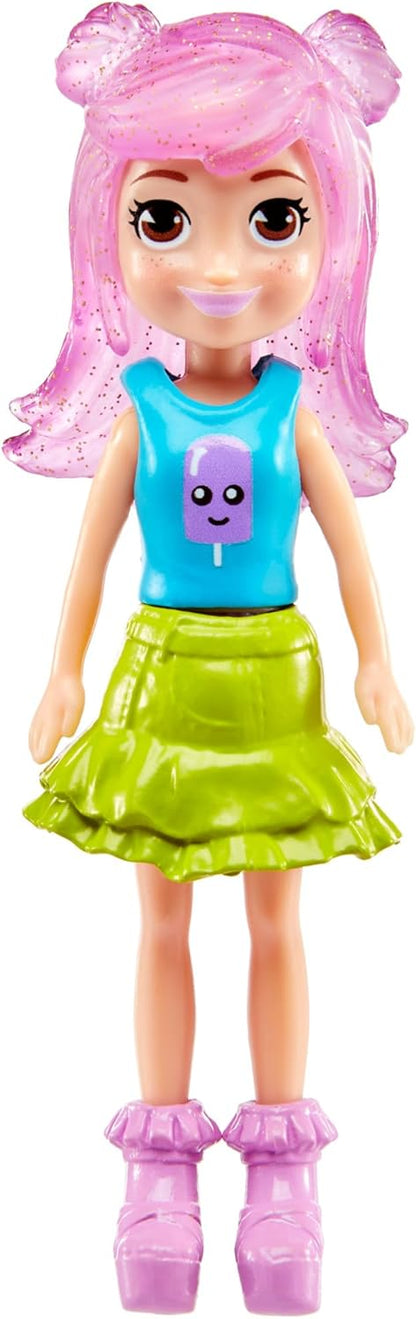 Polly Pocket Conjunto de brinquedos Little Margot Fashion Pack para meninas a partir de 4 anos