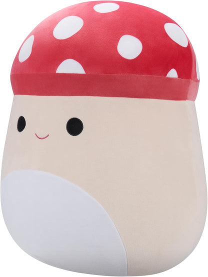Squishmallows SQCR05496 20 pulgadas - Malcolm el hongo manchado rojo, multicolor