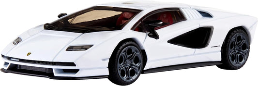 Hot Wheels Vehículo premium a escala 1:43, réplicas con licencia oficial para coleccionistas adultos, neumáticos de carreras reales, cuerpo y chasis de metal/metal, HMD49