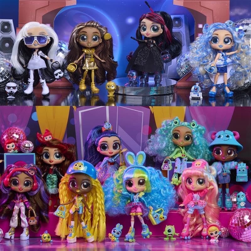Disney Bonecas Doorables Adoorbs Série 2 – Bonecas colecionáveis de 14 cm com acessórios, surpresa em caixa-surpresa, cabelo implantado e figuras articuladas para crianças a partir de 5 anos.