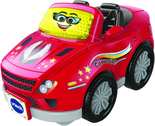 VTech Toot-Toot Drivers conversível, carro de brinquedo para 1 ano de idade, veículo de simulação com luzes e sons, brinquedo interativo para crianças por 12 meses, 2, 3, 4 +, versão em inglês