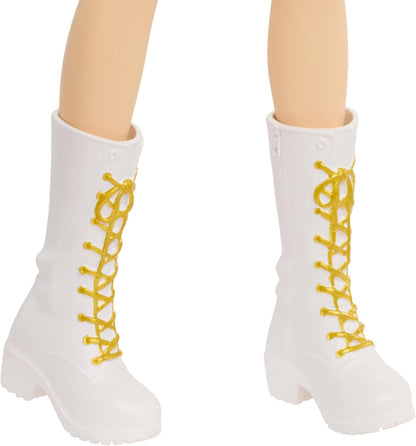 Mattel Boneca Cantora KPop Demon Hunters HUNTR/X Zoey “Golden” | Com roupa característica removível e 5 pontos de articulação, inspirada no filme, JRN42