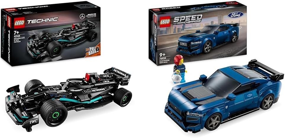 LEGO Brinquedo de carro de corrida Technic Mercedes-AMG F1 W14 E Performance para crianças, meninos e meninas com mais de 7 anos de idade, conjunto de veículo modelo retrátil, decoração de quarto, ideia de presente de aniversário 42165