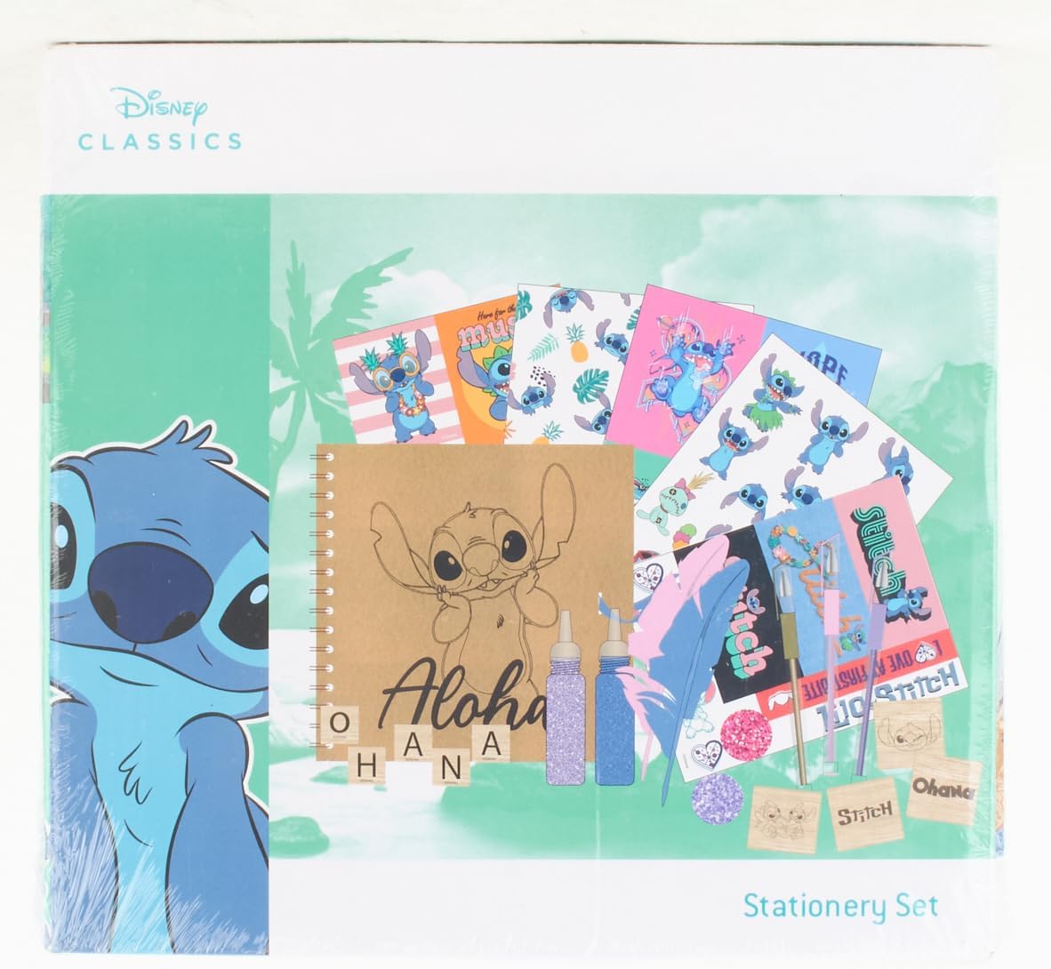 Disney Kit de scrapbook de pontos da para crianças, conjunto de artesanato com livro de recortes Wito, acessórios para scrapbooking, adesivos, carimbos, canetas de gel, glitter, conjunto de arte para meninas, presentes de ponto para meninas, roxo