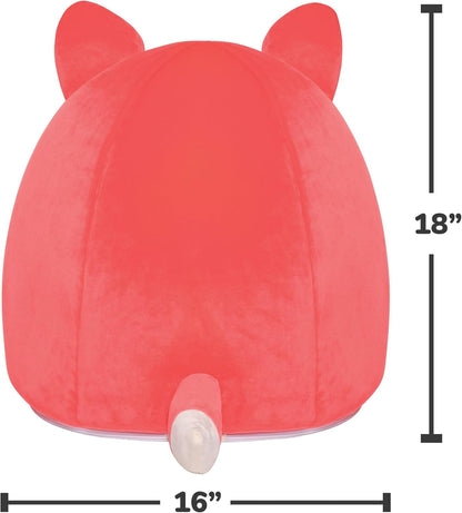Squishmallows Original 16 polegadas Fifi the Fox Squishmallows Pet Cat Cave - Ultrasoft Oficial Jazwares Cama para animais de estimação, cama para cães pequenos, caverna para cães