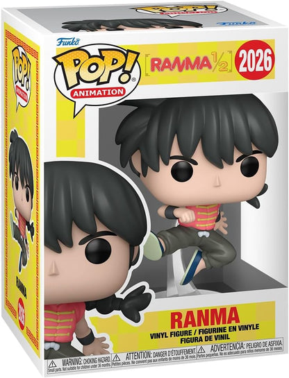 Funko Pop! Animation: R1/2 - Ranma - Probabilidade de 1/6 para a variante rara de Chase - Ranma 1/2 - Figura colecionável de vinil - Ideia para presente - Produtos oficiais - Brinquedos para crianças e adultos - Fãs de anime