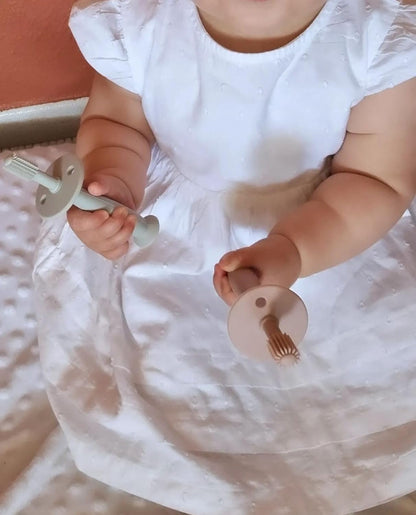 PandaEar Escova de Dentes de Silicone para Bebês, Conjunto com 3 Peças (Rosa + Azul) | Brinquedos de Dentição para Treinamento de Higiene Bucal para Bebês a partir de 3 Meses