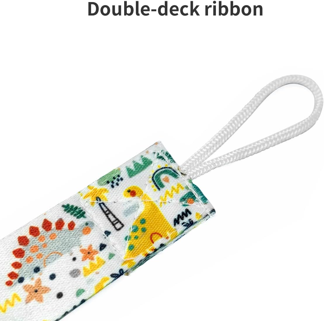 PandaEar Conjunto de 6 prendedores de chupeta, prendedores universais para chupeta e mordedor, correntes para chupeta, alça para brinquedos para meninos e meninas.