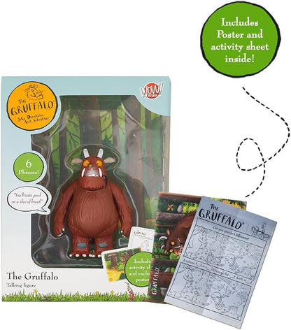 WOW! STUFF: Boneco de Ação Colecionável do Gruffalo Falante | Personagem Articulado Brincando com Sons e Frases | Brinquedos e Presentes Oficiais da Julia Donaldson e Axel Scheffler Books and Films