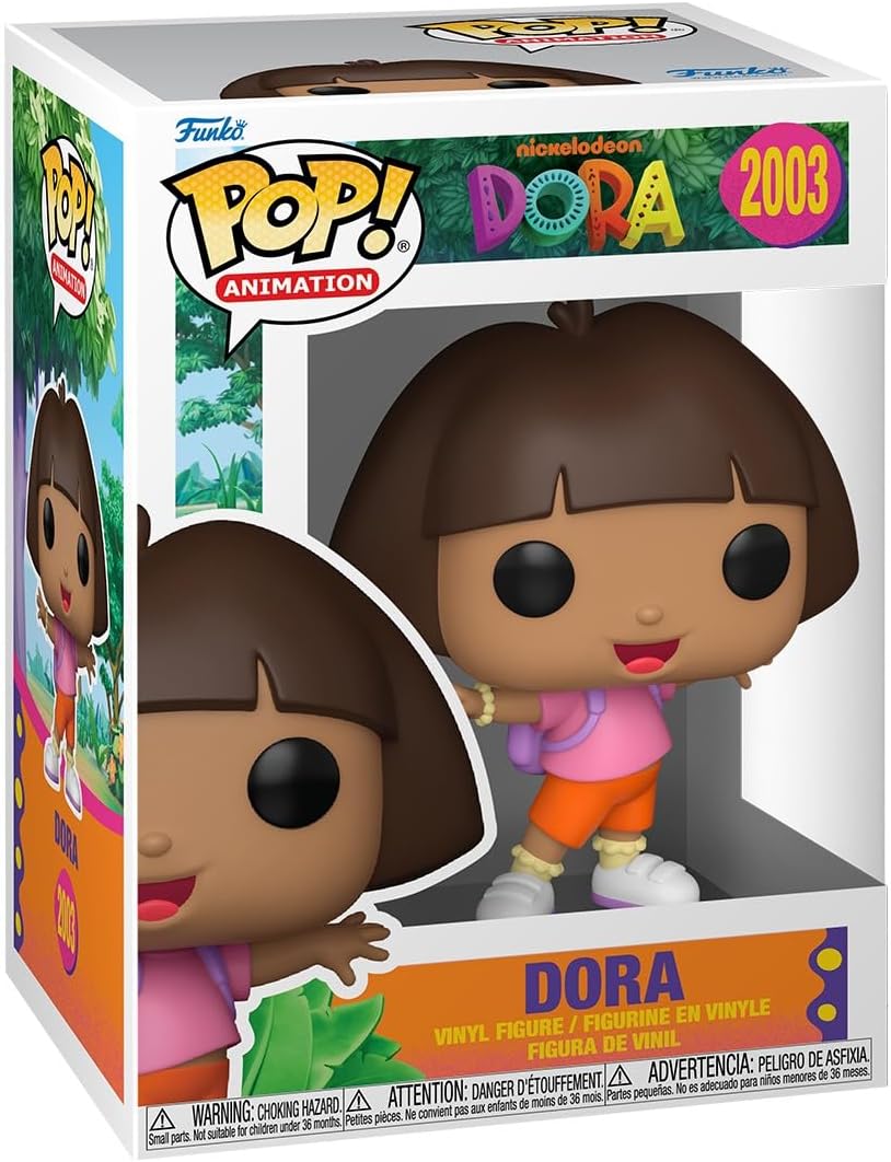 Funko Pop! Animation: Dora, a Aventureira - Dora - Figura de vinil colecionável - Ideia para presente - Produtos oficiais - Brinquedos para crianças e adultos - Fãs de TV - Figura modelo para colecionadores e exposição