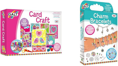 Galt Toys, Artesanato com Cartões, Kits de Artesanato Infantil, A partir de 8 Anos e Brinquedos, Pulseiras com Berloques, Kit de Artesanato Infantil, A partir de 8 Anos