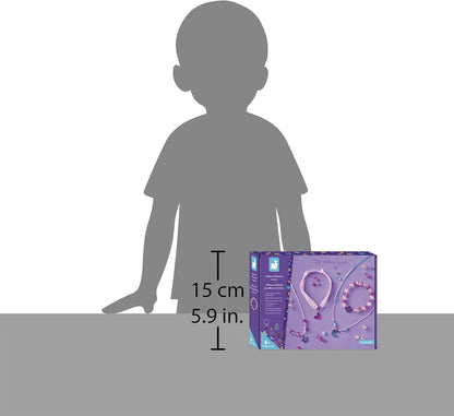 Janod - 4 Humores de Joias para Criar - Muda de Cor ao Contato com a Pele - Kit de Lazer Criativo - Atividade Manual para Crianças - A partir de 6 Anos - J09182