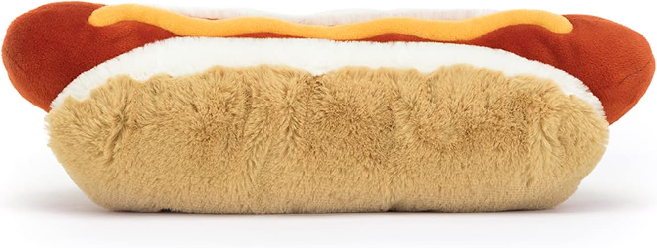Jellycat Decoração de pelúcia colecionável Cachorro-Quente Divertido