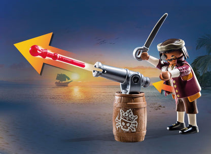 Playmobil 71420 Piratas: caça ao tesouro, pirata vs. Deeper, um emocionante mundo subaquático com um pirata e um homem-enguia, encenação divertida e imaginativa, conjuntos de jogos adequados para crianças de 4 anos ou mais