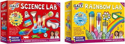 Galt Toys, Laboratório de Ciências, Kit de Ciências para Crianças, a partir de 6 anos e Brinquedos, Laboratório Arco-Íris, Kit de Ciências para Crianças, a partir de 5 anos