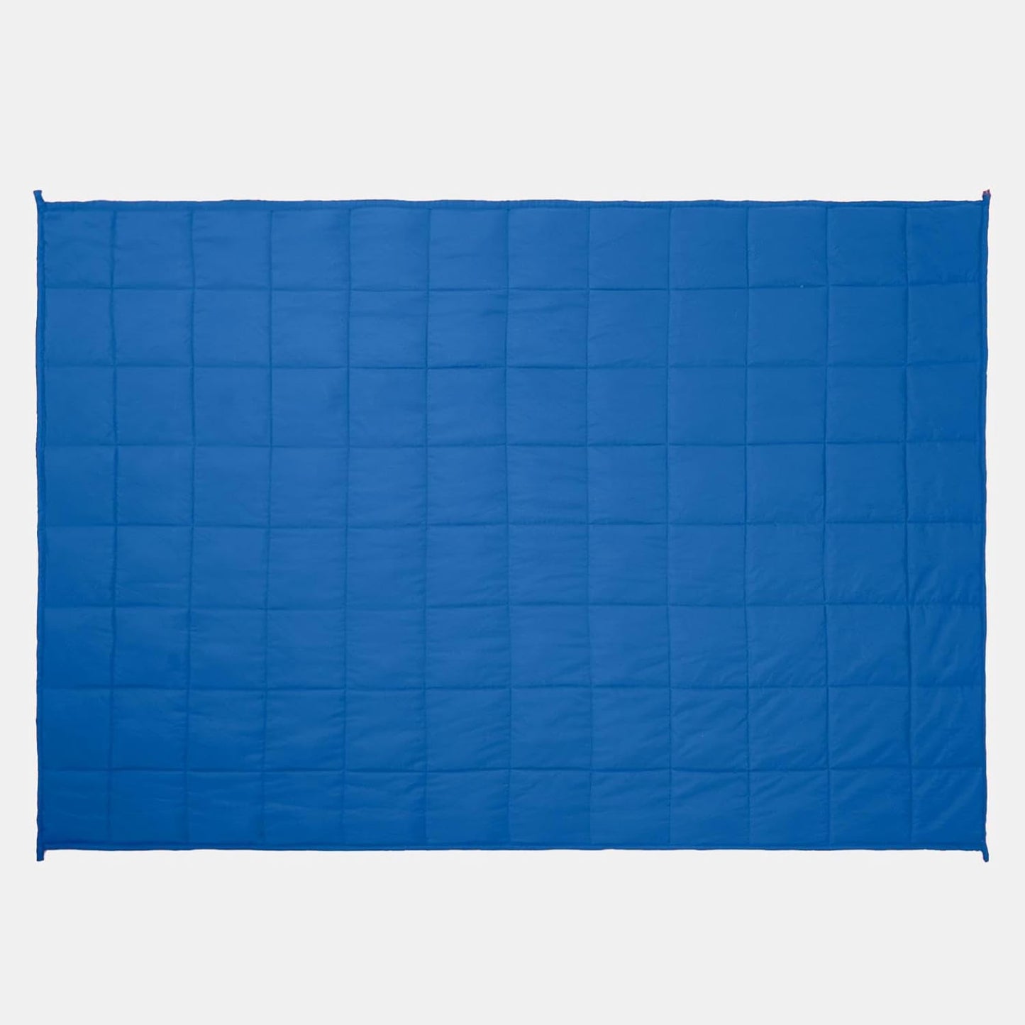Cobertor pesado OHS de 3 kg para homens e mulheres, cobertor reversível de microfibra calmante para terapia do sono, alívio da ansiedade, cobertor pesado pesado, azul/cinza - 150 x 100 cm (aviso: adequado apenas para maiores de 3 anos)