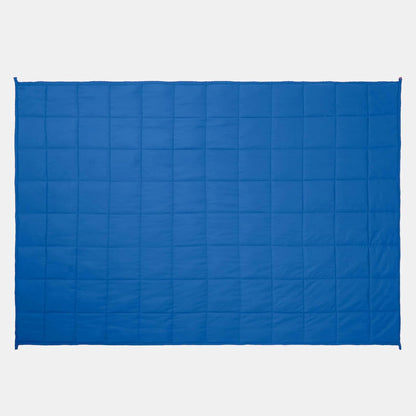 Cobertor pesado OHS de 3 kg para homens e mulheres, cobertor reversível de microfibra calmante para terapia do sono, alívio da ansiedade, cobertor pesado pesado, azul/cinza - 150 x 100 cm (aviso: adequado apenas para maiores de 3 anos)