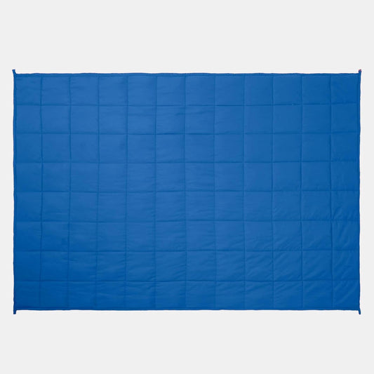 Cobertor pesado OHS de 3 kg para homens e mulheres, cobertor reversível de microfibra calmante para terapia do sono, alívio da ansiedade, cobertor pesado pesado, azul/cinza - 150 x 100 cm (aviso: adequado apenas para maiores de 3 anos)
