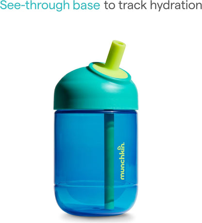 Munchkin Copo com Canudo Perfect Angle | 12m+ | 296 ml | Azul-escuro