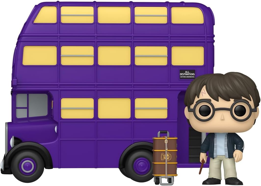 Funko Pop! Ride Super Deluxe: Harry Potter - Nôitibus Noturno - Figura de Vinil Colecionável - Ideia para Presente - Produtos Oficiais - Brinquedos para Crianças e Adultos - Fãs de Cinema - Figura Modelo para Colecionadores e Exibição