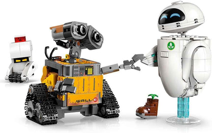 LEGO | Disney Pixar WALL-E e EVE - Kit de Modelo para Exibição para Adultos - Robôs Montados com Peças e Figuras de M-O e Hal - Decoração DIY para Casa - Presente Colecionável para Fãs - 43279
