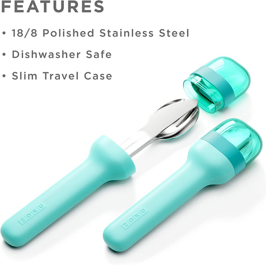 Zoku ZK308-TL Juego de utensilios, Plástico