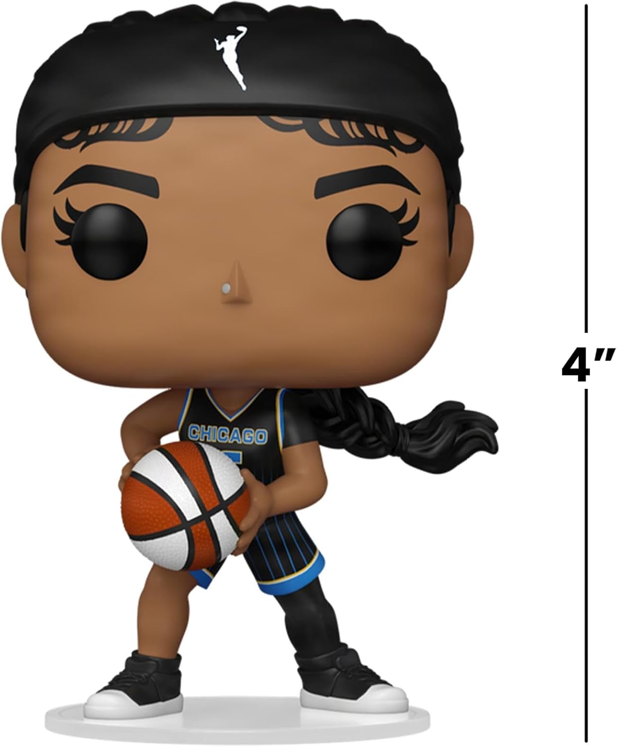 Funko Pop! WNBA: Sky - Angel Reese - Jogadoras da WNBA - Figura de vinil colecionável - Ideia para presente - Produtos oficiais - Brinquedos para crianças e adultos - Fãs de esportes - Figura modelo para colecionadores e exposição