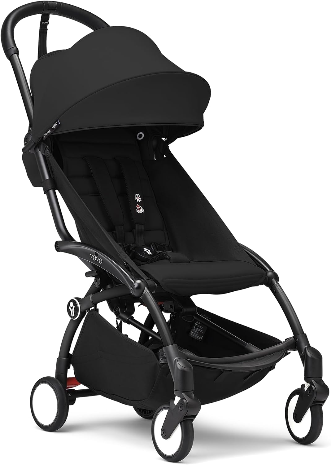 Stokke Carrinho YOYO3 – Compacto, Dobrável e Leve (a partir dos 6 meses) – Preto