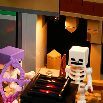 Lego Kit de luz LED para Minecraft Skeleton Dungeon, conjunto de iluminação LED para Minecraft Lego 21189 The Skeleton Dungeon - não inclui modelos, apenas conjunto de luz