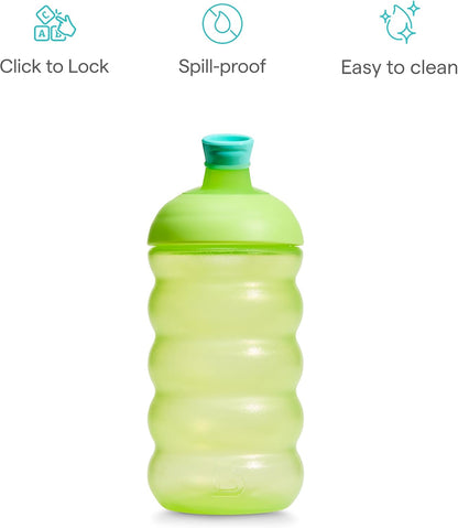 Munchkin Copo com Bico Click Lock | Kit com 2 | 12m+ | 296 ml Azul/Verde
