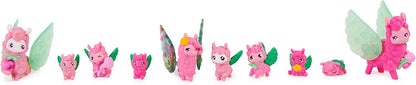 HATCHIMALS CollEGGtibles, Caja familiar Rainbow Llama con juego sorpresa, 10 personajes, 2 accesorios, juguetes para niños para niñas de 5 años en adelante
