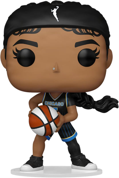 Funko Pop! WNBA: Sky - Angel Reese - Jogadoras da WNBA - Figura de vinil colecionável - Ideia para presente - Produtos oficiais - Brinquedos para crianças e adultos - Fãs de esportes - Figura modelo para colecionadores e exposição