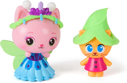 Gabby's Dollhouse: O Filme, Rainha Gatinha Fada e Gatinho Gnomo, Figuras de Brinquedo com 2 Acessórios, Brinquedos Infantis para Meninas e Meninos a partir de 3 Anos
