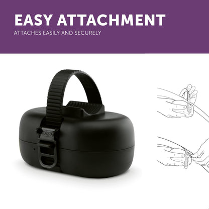 ZAZU Robby Baby Rocker - Cadeira de balanço automática para carrinho de bebê, força ajustável, temporizador de 40 minutos, sensor de choro, bateria de longa duração, resistente à água, ajuste universal