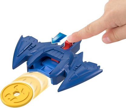 Imaginext DC Super Friends Batman Brinquedos, Pacote Familiar para Crianças em Idade Pré-escolar com 5 Figuras Articuladas e 7 Acessórios para Brincar de Faz-Tudo, HML03, Multicolorido