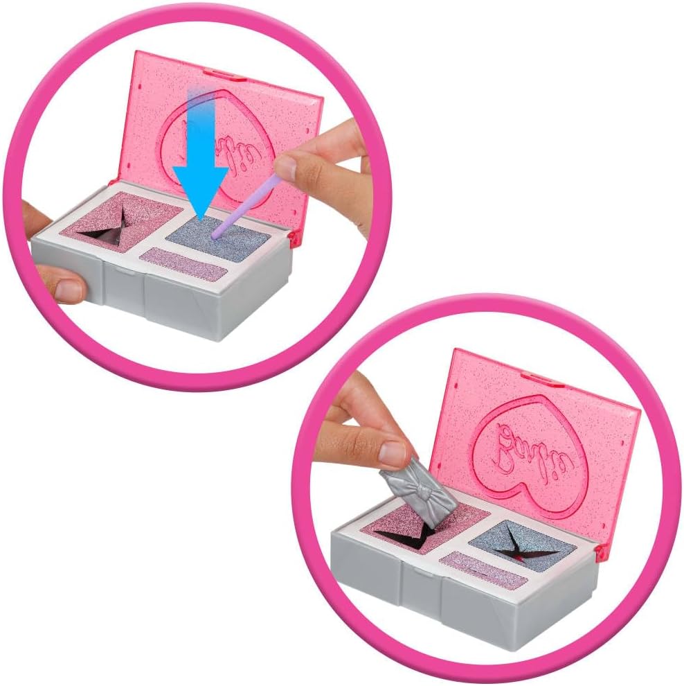 Barbie Festa sem Caixa: Boneca e Acessórios, Série Festa Glamourosa com 10 Surpresas, Incluindo Boneca Rosa Brilhante que Muda de Cor, JFY67